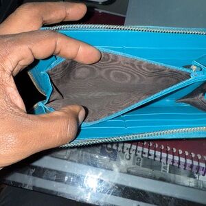 Gucci Teal Wallet